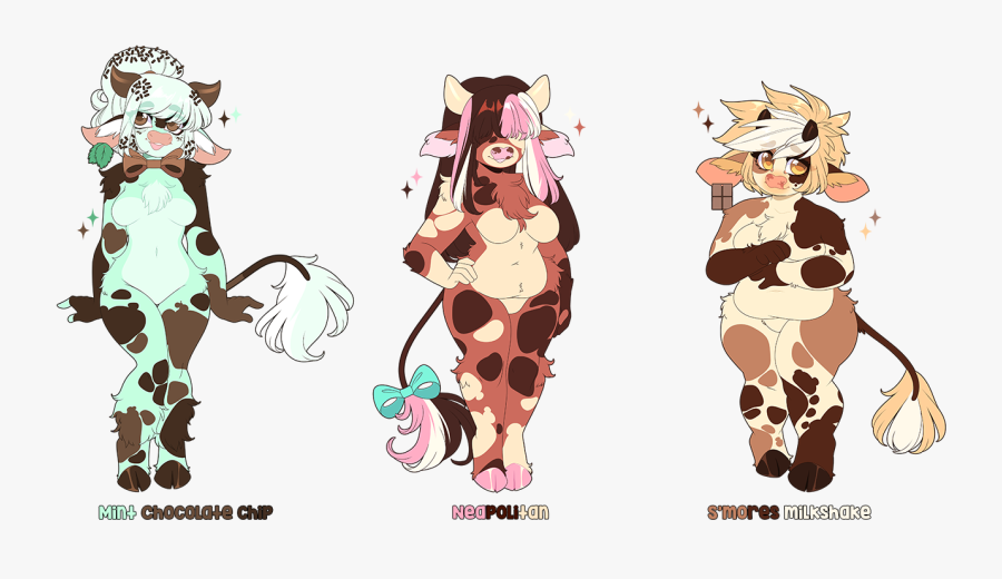 Ice Cream Shop Cows [closed] - Cartoon, Transparent Clipart