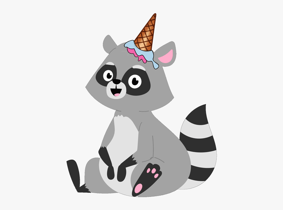 Store Logo - Raccoon Illustration, Transparent Clipart