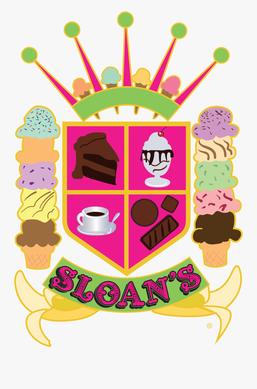 Sloan's Ice Cream, Transparent Clipart