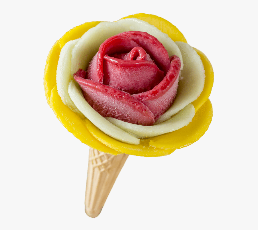 Rose Ice Cream Png, Transparent Clipart