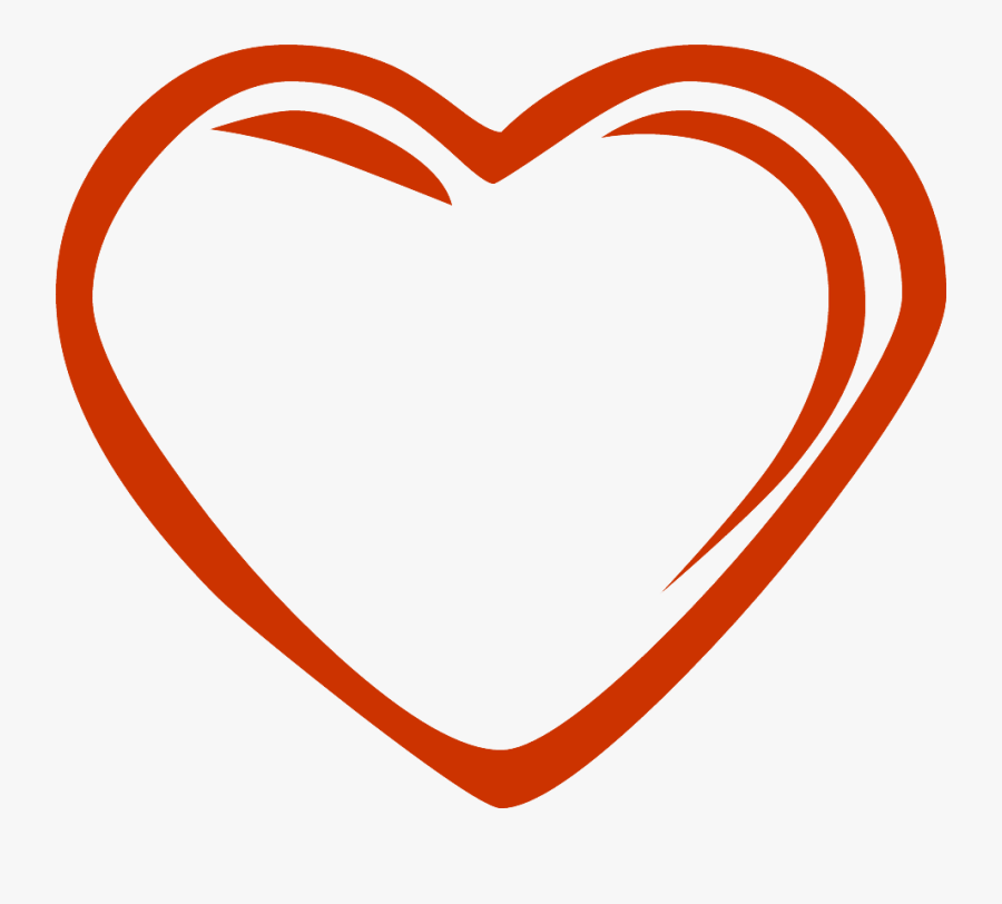Easy Valentine Heart Illustration - Heart, Transparent Clipart