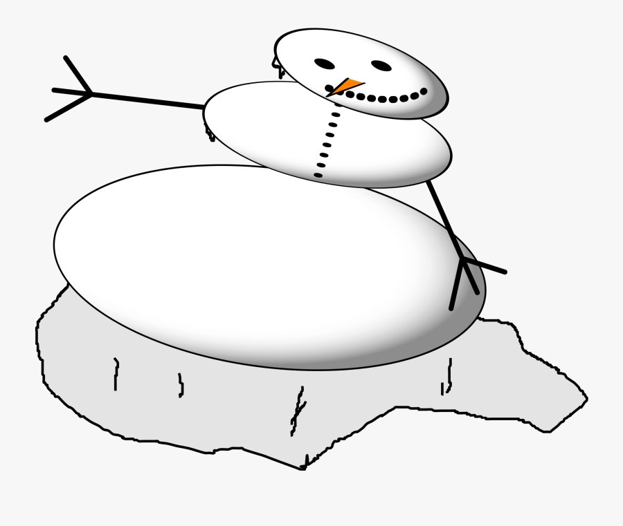 Transparent Snowman Face Png - Cartoon, Transparent Clipart