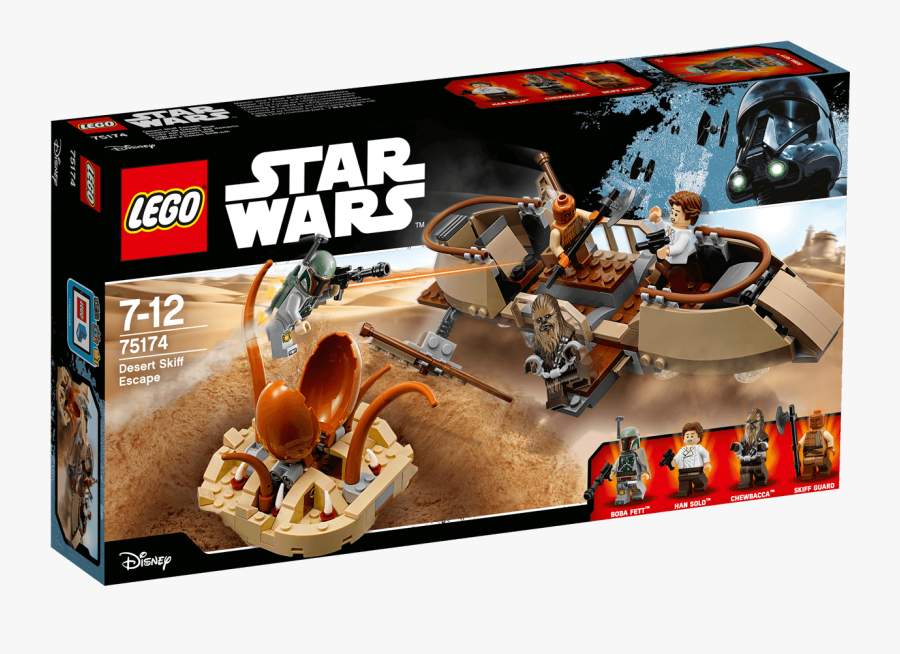 Transparent Boba Fett Clipart - Desert Skiff Escape Lego, Transparent Clipart