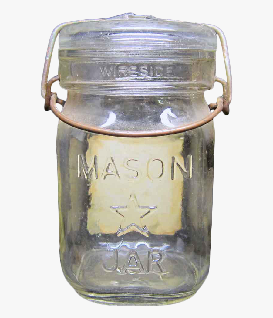 Clip Art Hinged Mason Jars - Candle, Transparent Clipart