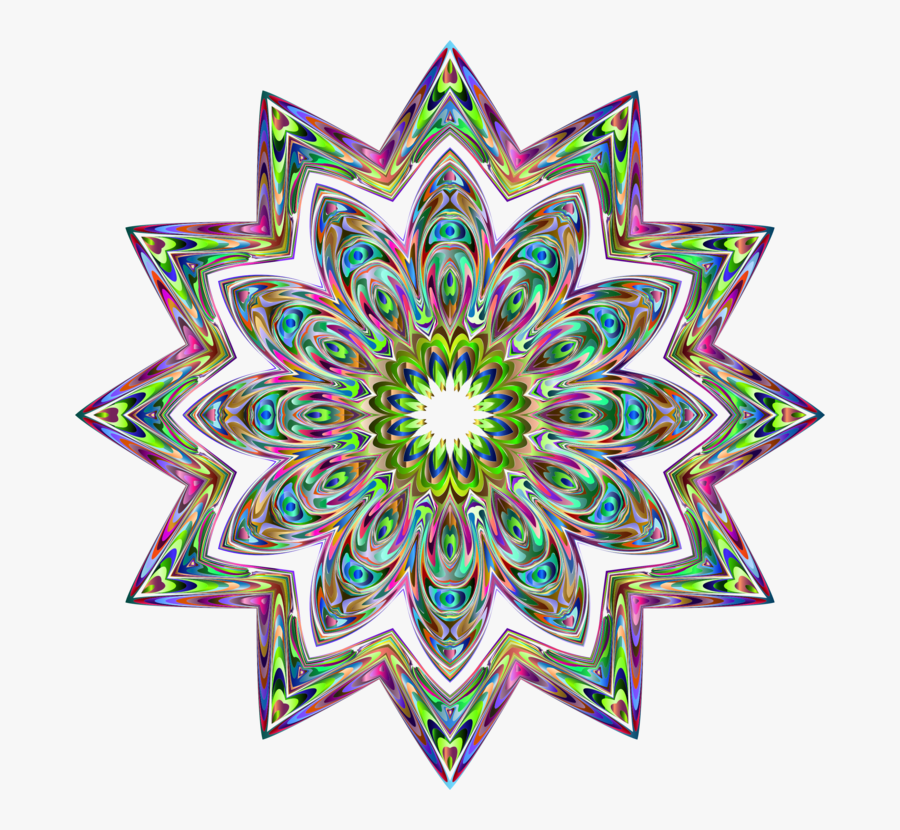 Symmetry,line,circle - Mandala Pattern Gold, Transparent Clipart