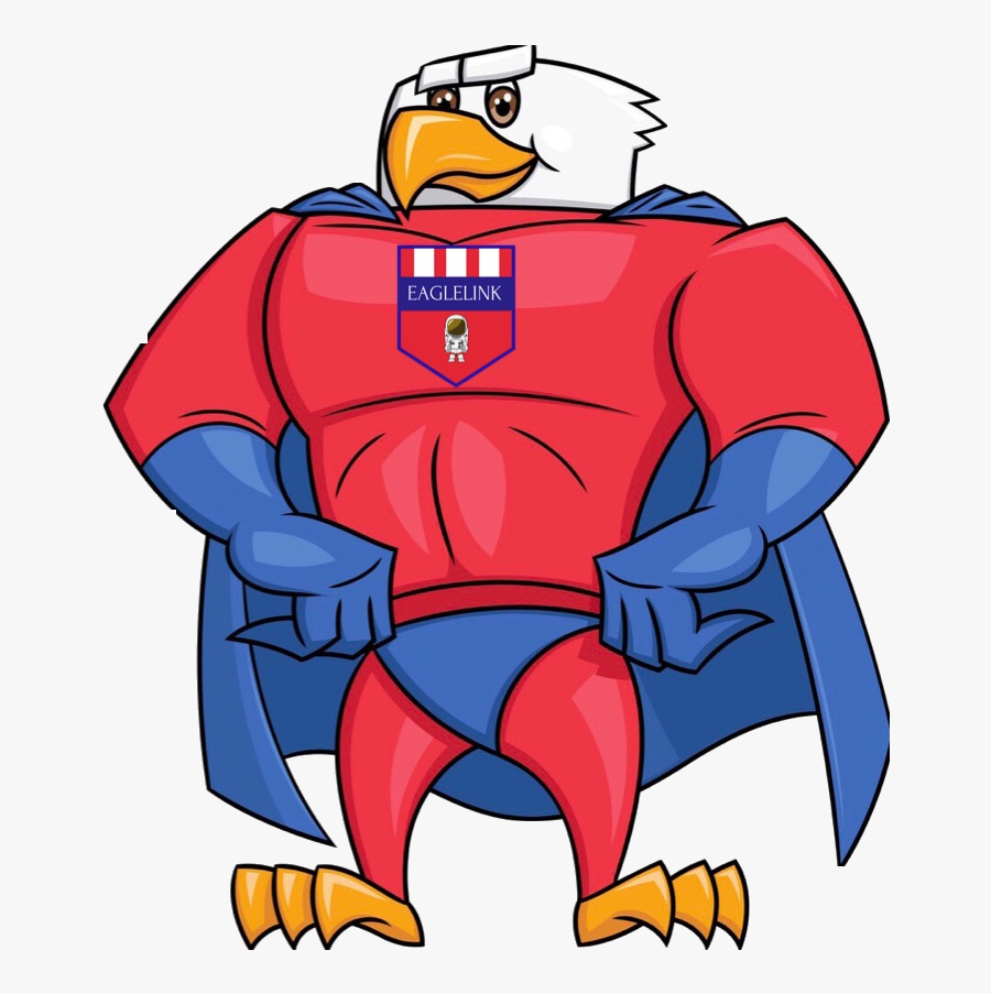Superhero Eagles, Transparent Clipart