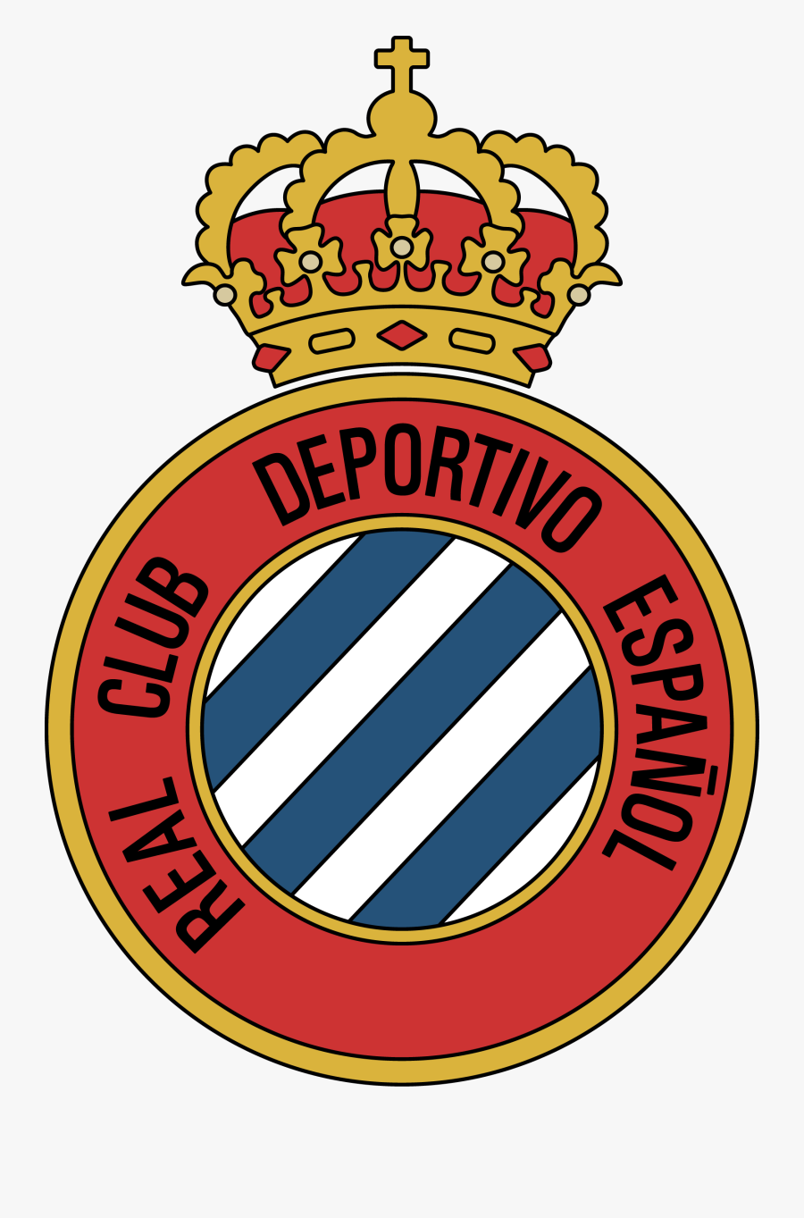 Rcd Espanyol Barcelona - Espanyol Old Logo, Transparent Clipart