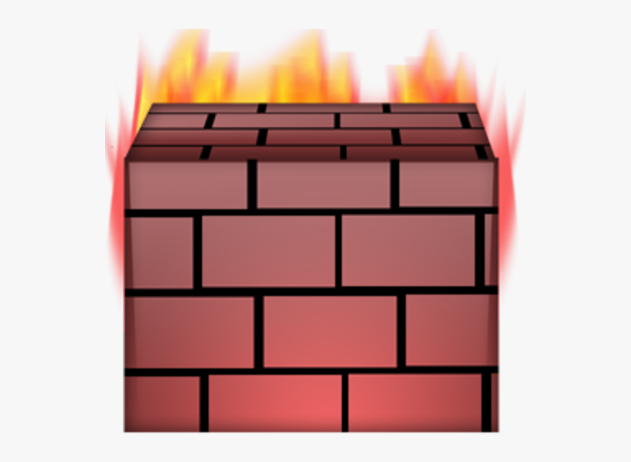 Firewall Icon, Transparent Clipart