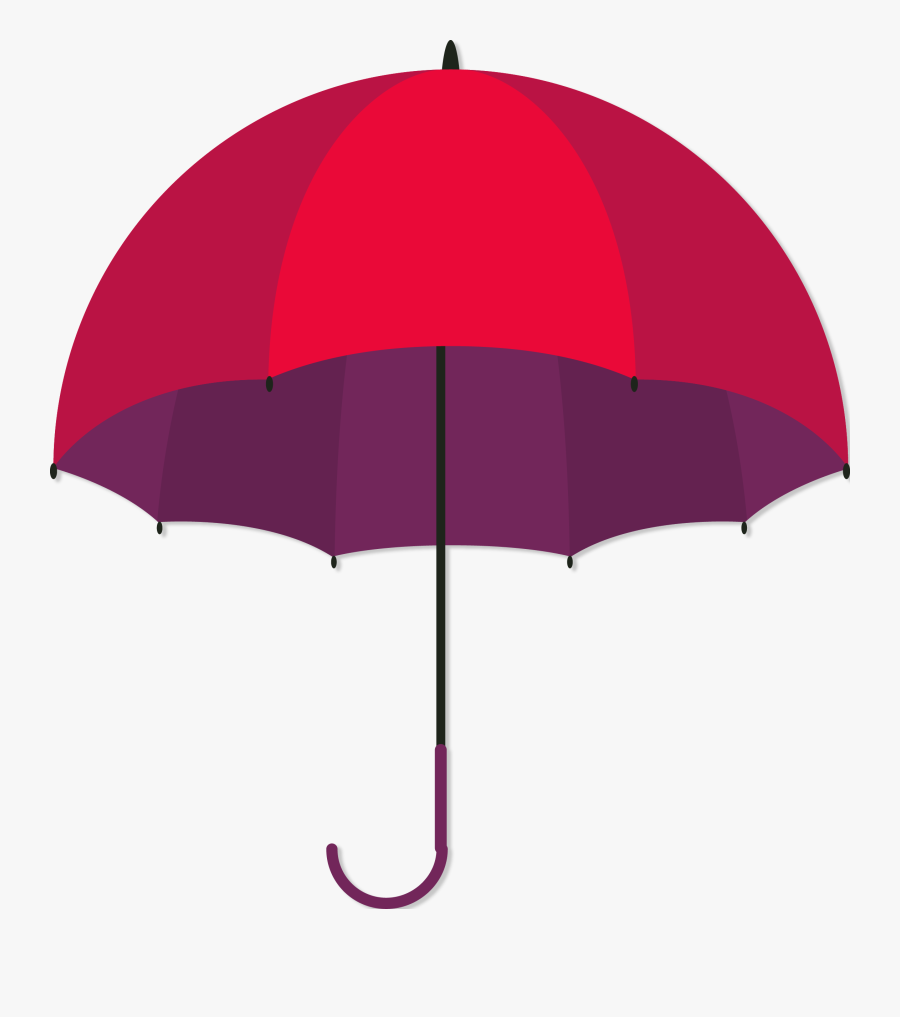 Clip Art Purple Beach Umbrella - Umbrella, Transparent Clipart