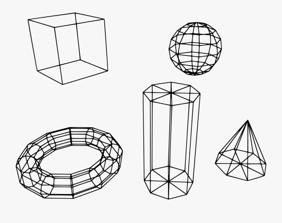 Line Art,square,angle - Wire Frame Models, Transparent Clipart