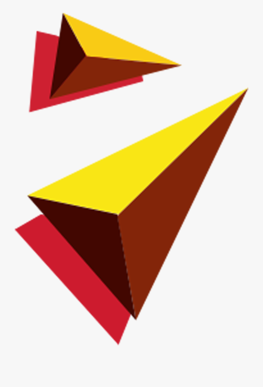 Clip Art Three Dimensional Space Shape - 3d Geometrical Shapes Design Png, Transparent Clipart