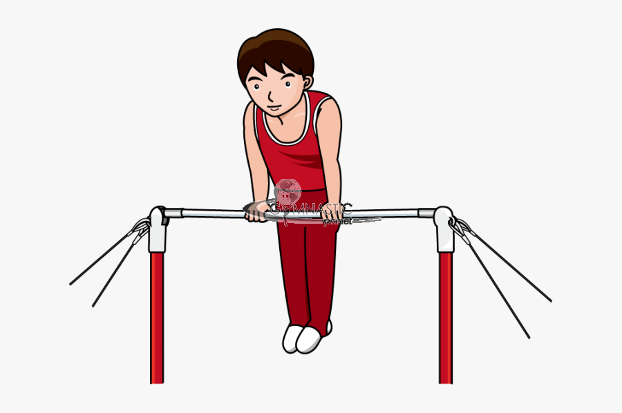 Transparent Gymnastics Cartwheel Clipart - Gymnastics Bars Clip Art, Transparent Clipart