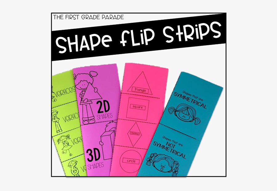 2d Shapes Flip Chart, Transparent Clipart