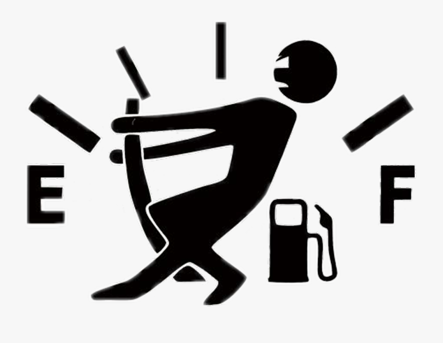 Sticker Logo For Car Clipart , Png Download - Stick Figure Gas Gauge, Transparent Clipart
