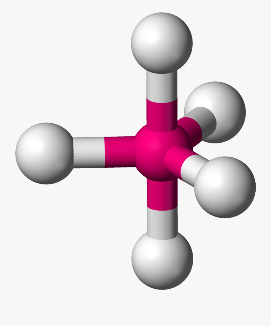 Pf5, Trigonal Bipyramidal, Trigonal Bipyramidal 3d - Planar Molecular Geometry, Transparent Clipart