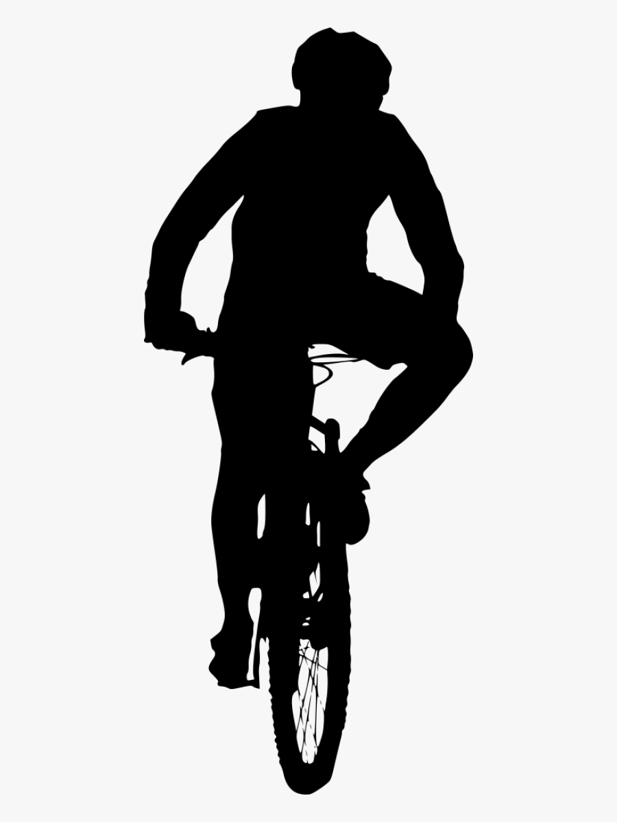 Transparent Ride Bike Clipart - Bike Back View Png, Transparent Clipart