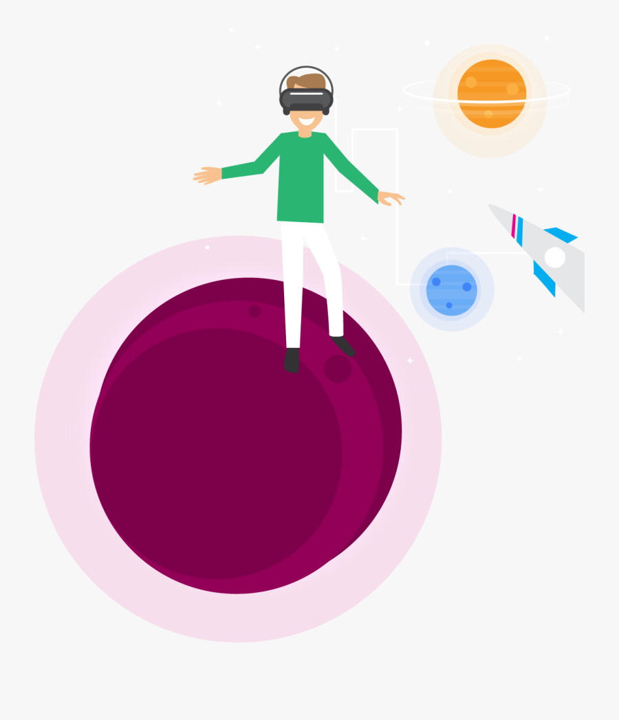 Clip Art Virtual Reality Of Space, Transparent Clipart