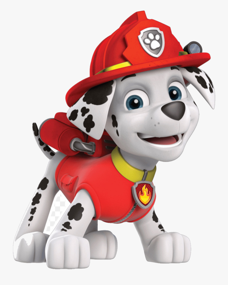 Paw Patrol Dalmatian Dog Puppy T-shirt Clip Art Free - Marshall Paw Patrol Personajes, Transparent Clipart