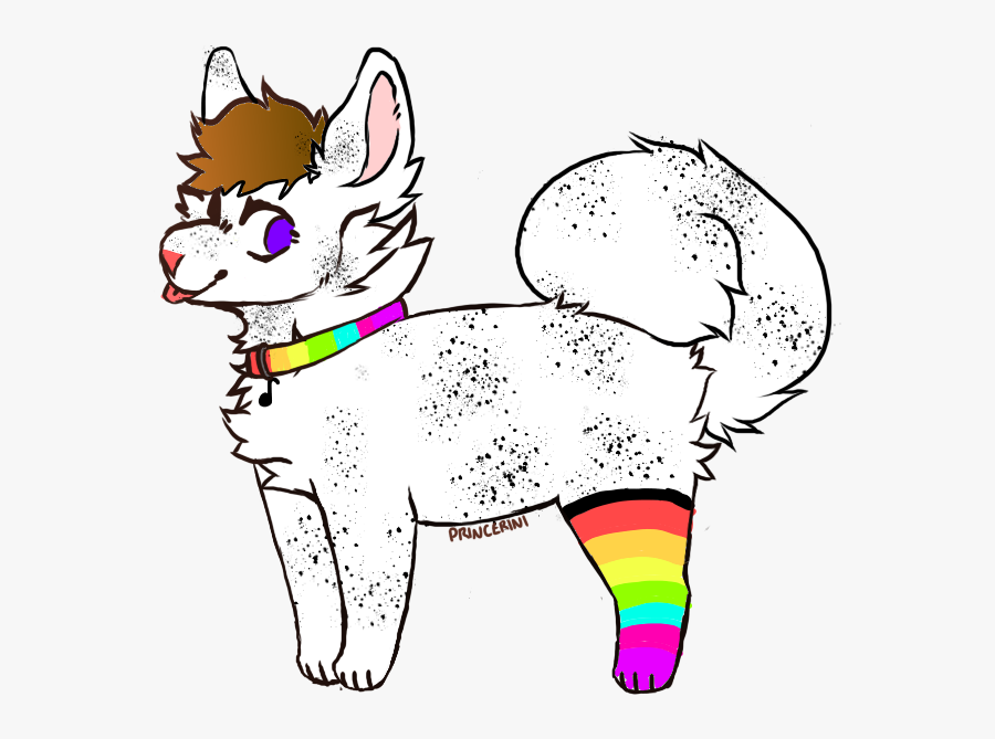 Rainbow Dalmation Chow Chow Mix Adopt Ota Open - Cartoon, Transparent Clipart