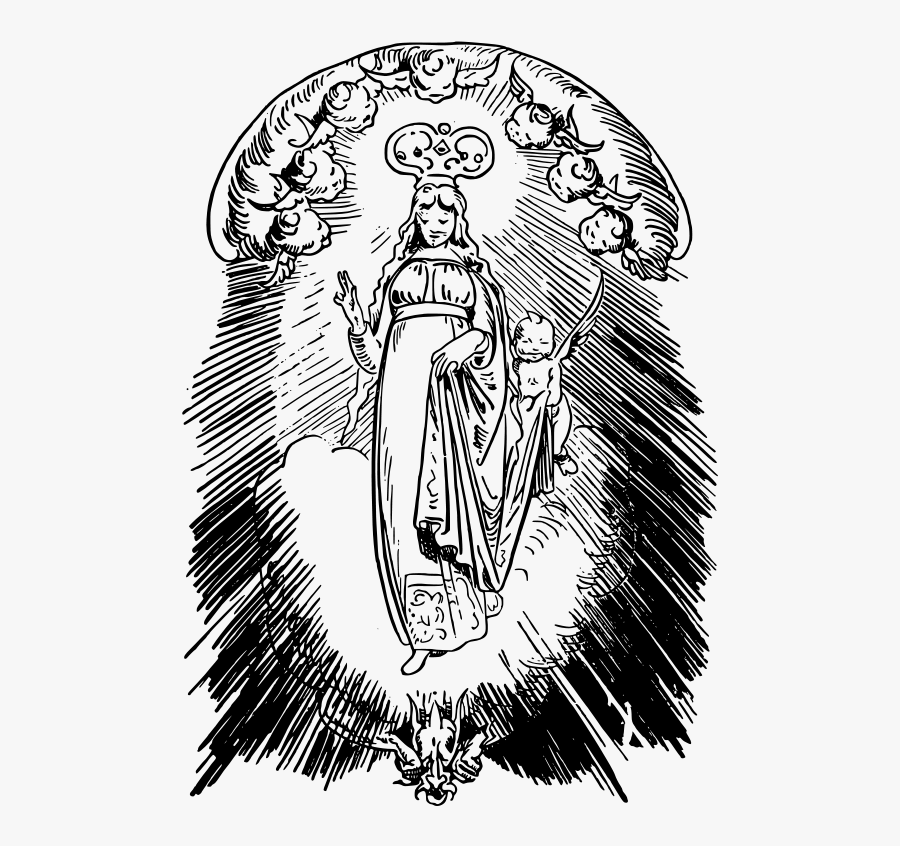 Der Heilige Antonius Von Padua 16 - Drawing, Transparent Clipart
