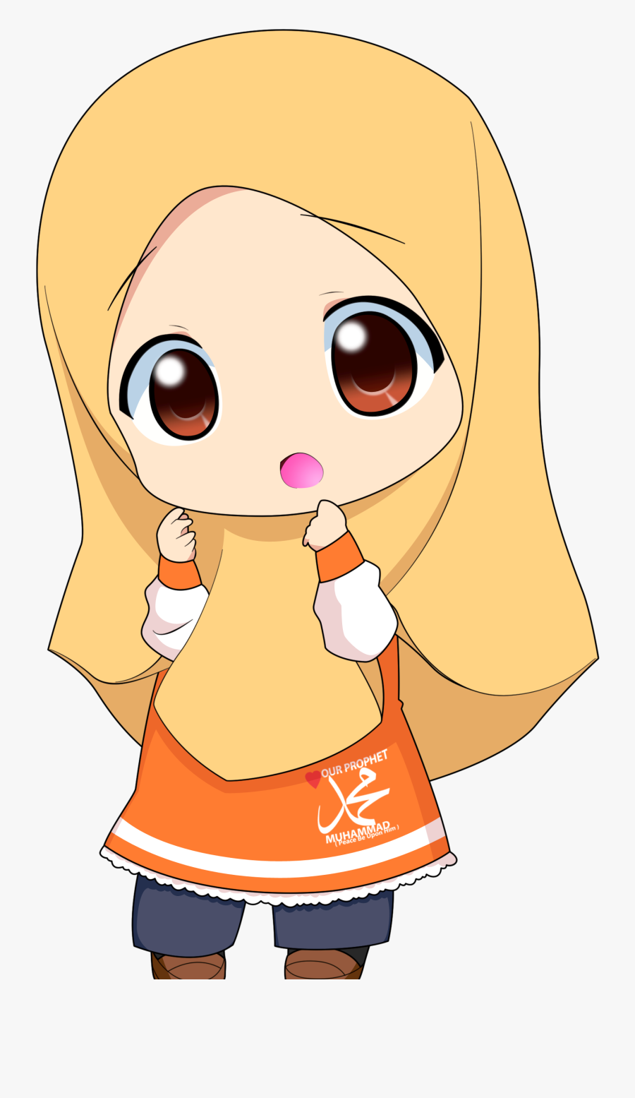Best Images About Anime Muslim On Pinterest Muslim - Chibi Muslimah 2 , Free Transparent Clipart ...