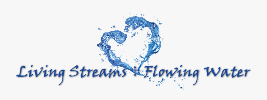 Living Streams Flowing Water - Heart, Transparent Clipart