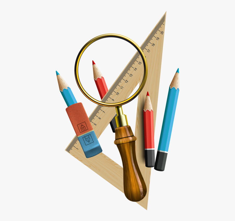 School Border, Scrapbook Images, School Clipart , - Png Image ادوات مدرسية Png, Transparent Clipart