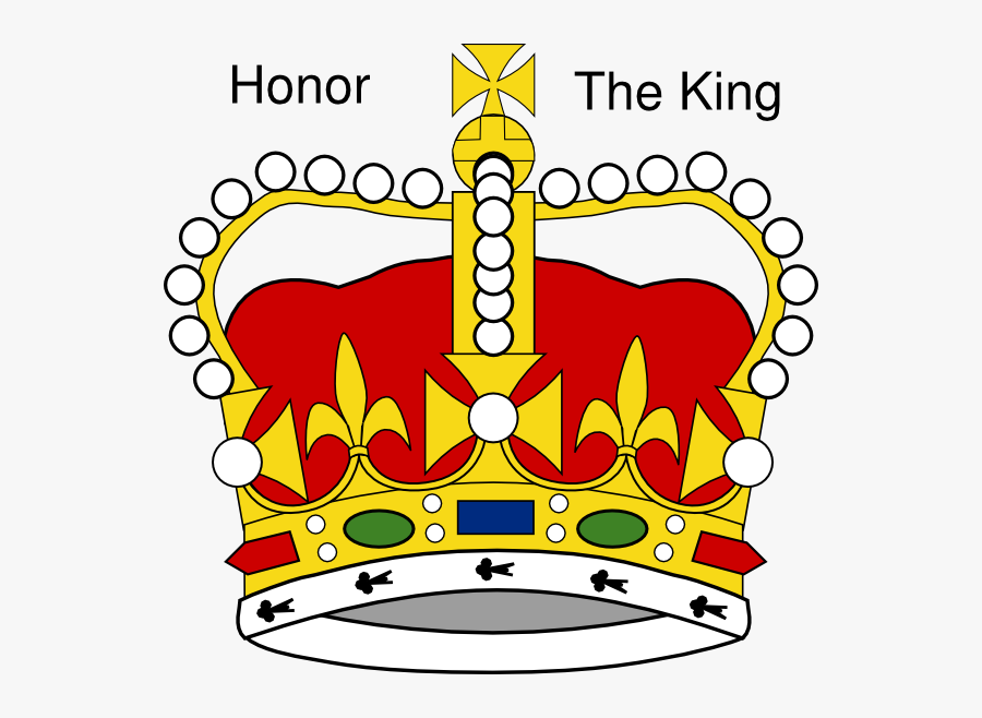 St Edward's Crown Drawing, Transparent Clipart