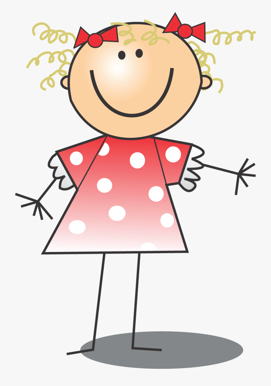 Clipart Happy Woman Transparent - Happy Blond Girl Cartoon, Transparent Clipart
