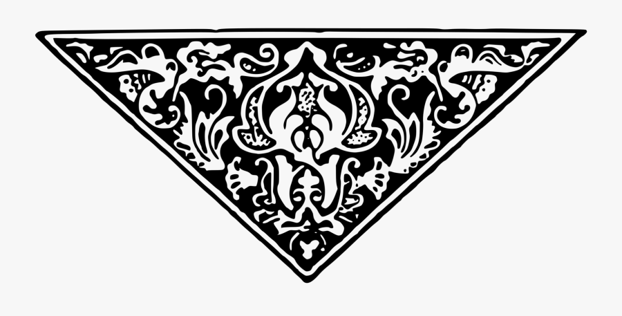 Visual Arts,art,symmetry - Simple Transparent Png Vintage Dividers Black Png, Transparent Clipart