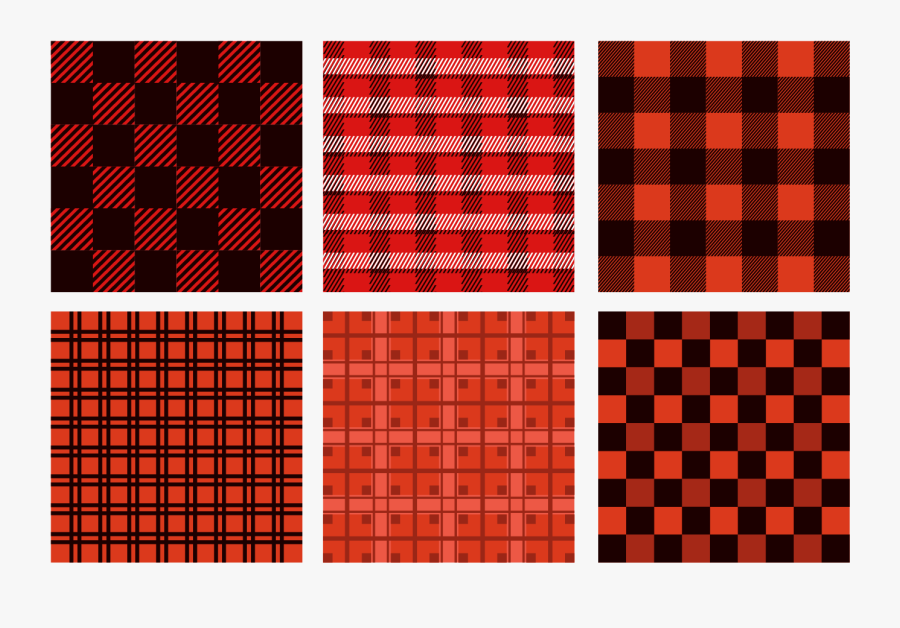 Seamless Flannel Pattern Vector - Flannel Pattern Vector, Transparent Clipart