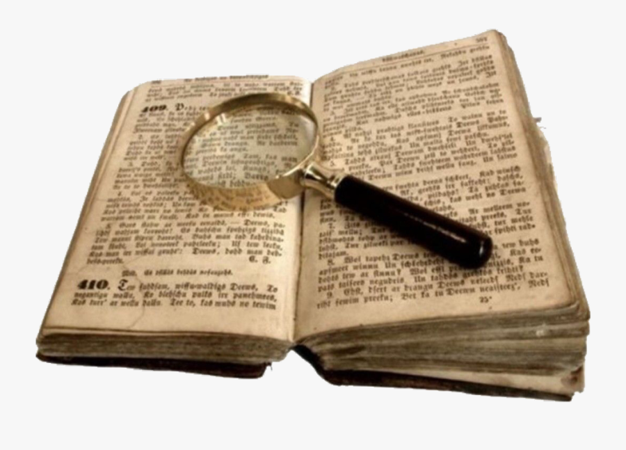 Transparent Magnifying Glass Book Clipart, Transparent Clipart
