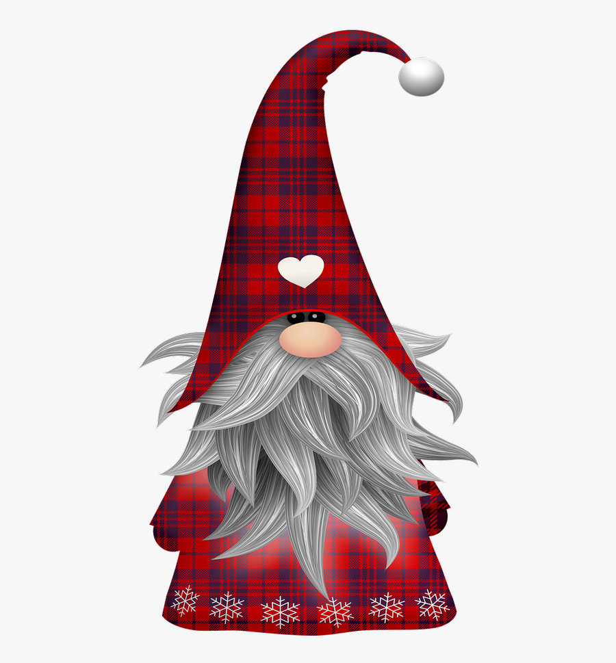 Imp Christmas Elf Gnome - Scandinavian Christmas Gnomes, Transparent Clipart