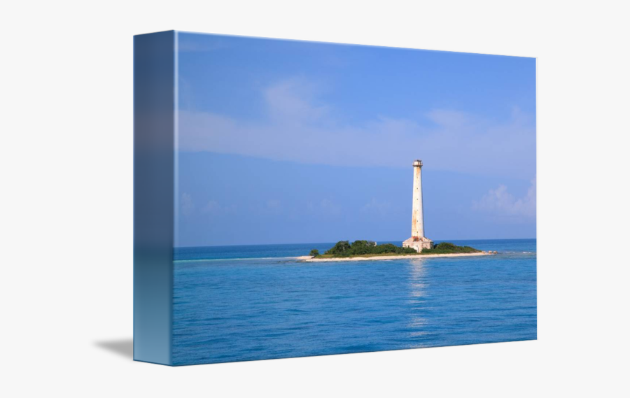 Clip Art Abandoned Island Lighthouse Cay - Sea, Transparent Clipart