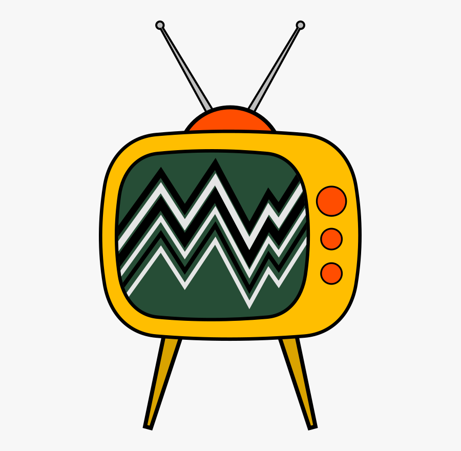 Old Tv Cartoon Png, Transparent Clipart