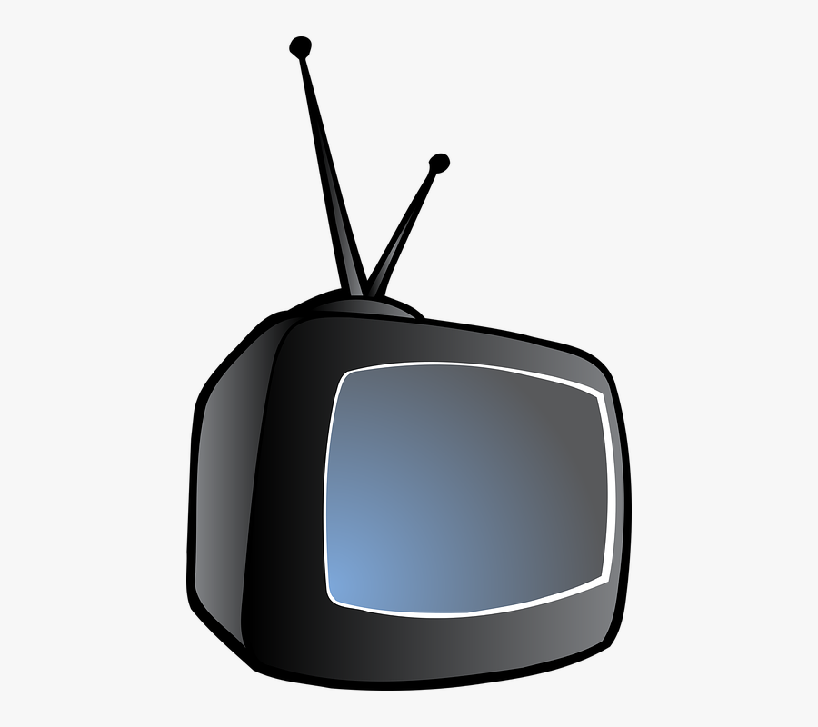 Transparent Old Tv Clipart - Old Tv Png Side View, Transparent Clipart