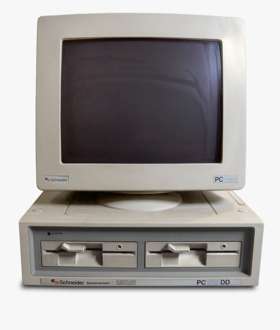 Clip Art Old Computer Png - Amstrad Pc1512, Transparent Clipart
