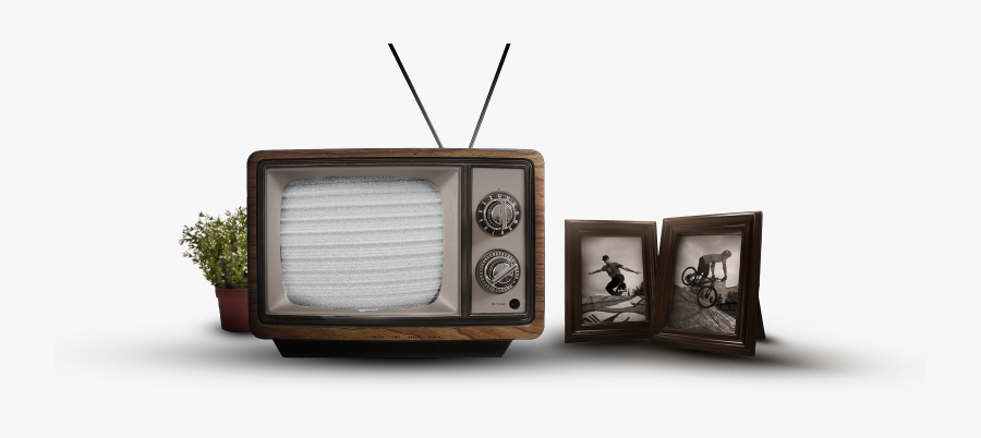 Broken Tv Png - Old Box Tv Png, Transparent Clipart