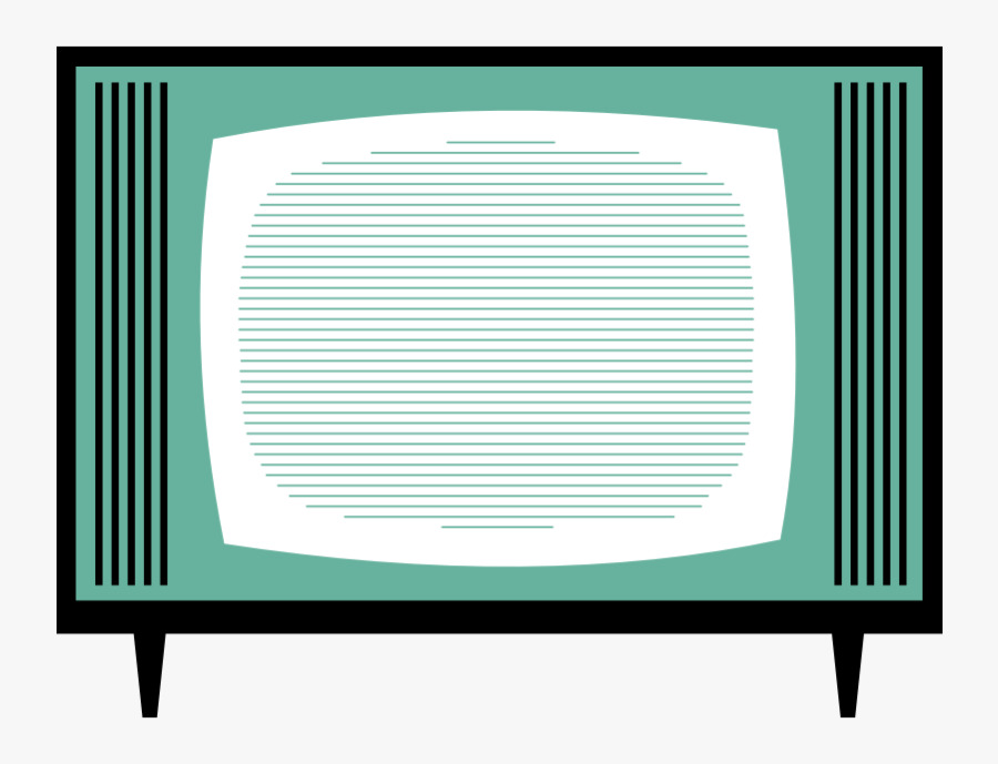Old Fashioned Tv Set By Rones - Old Fashioned Tv Clipart, Transparent Clipart