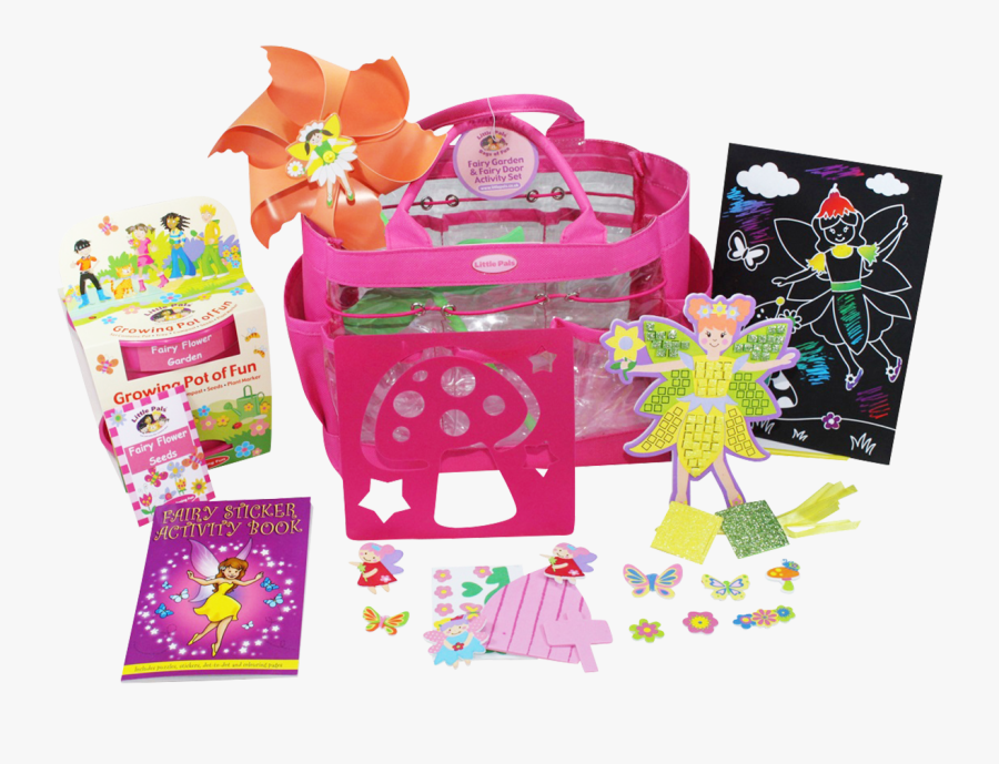 Fairy Door Flower Garden - Playset, Transparent Clipart