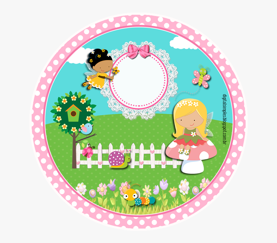 Toppers Or Free Printable Candy Bar Fairy Garden Labels - Rotulos Personalizados Jardim Encantado, Transparent Clipart