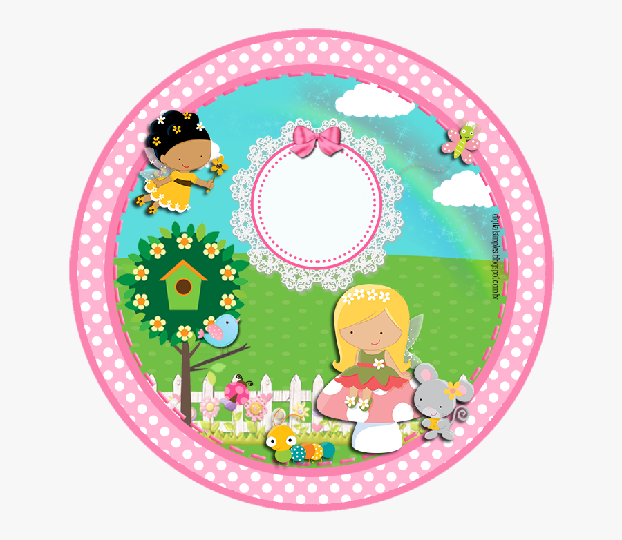 Toppers Or Free Printable Candy Bar Fairy Garden Labels - Rotulos Tema Jardim Encantado, Transparent Clipart