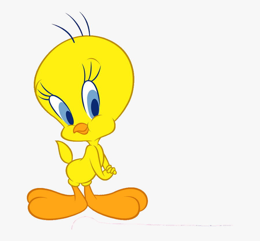 Tweety-bird - Cartoon Drawing Images With Colour, Transparent Clipart