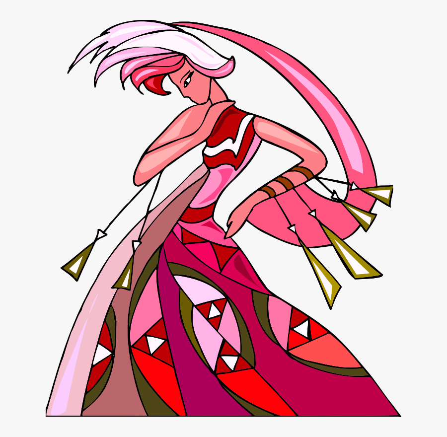 Pink,line Art,plant - Dance, Transparent Clipart