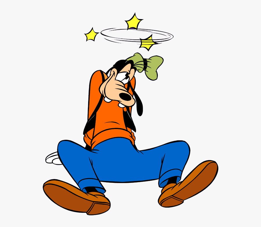 Cartoon With Stars Around Head Clipart , Png Download - Disney Goofy I Love You, Transparent Clipart