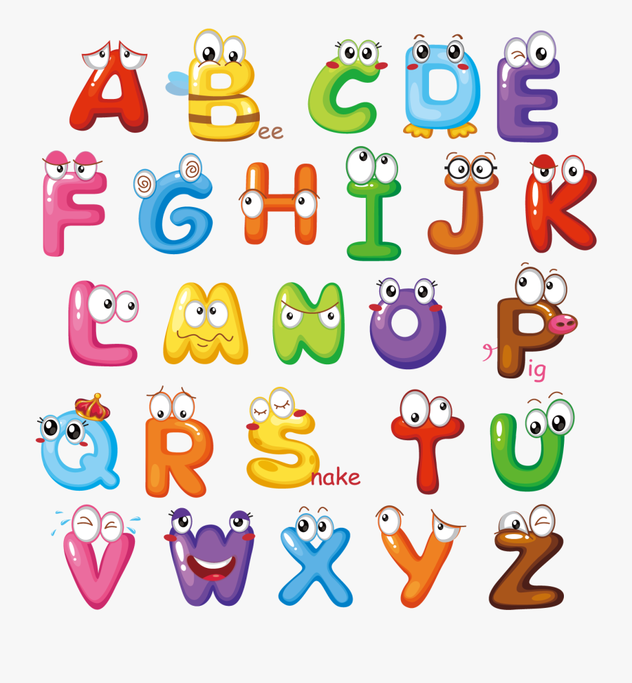 Letters Alphabet Cute Letter English Png Download Free - Alphabet Png, Transparent Clipart