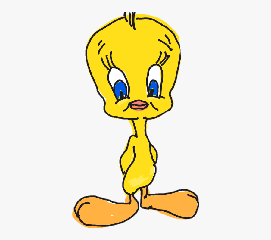 #cartoon #yellowbird #tweety #tweetybird, Transparent Clipart