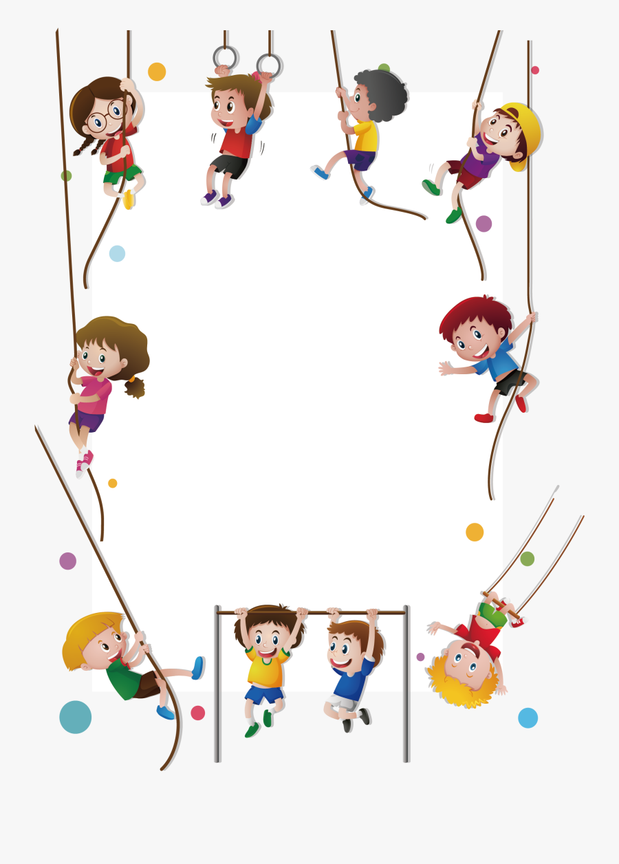 Alphabet Pre-school Who Rope Letter Child Workbook - กรอบ พื้น หลัง การ์ตูน, Transparent Clipart