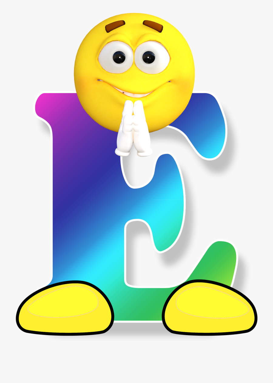 Imagen Gratis En Pixabay - Smiley Alphabet Letters, Transparent Clipart