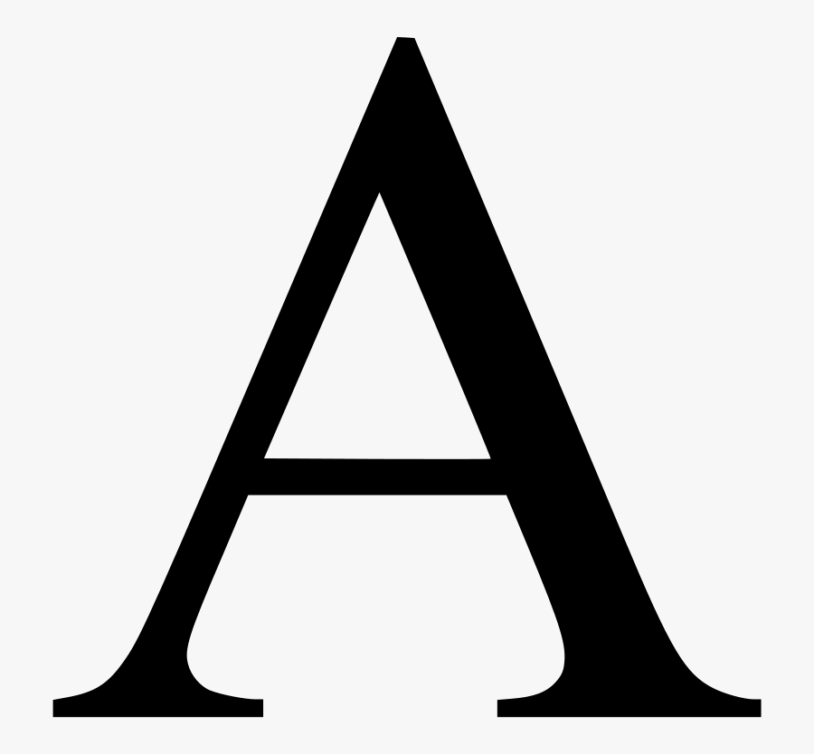 Clip Art Alphabet Clipart Free - Letter A Png, Transparent Clipart